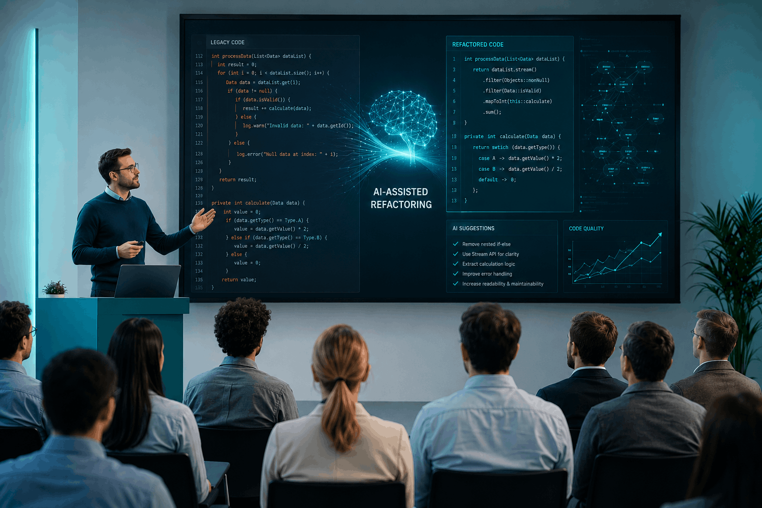 Logic's partners Keynotes at WoTS 2026 about AI