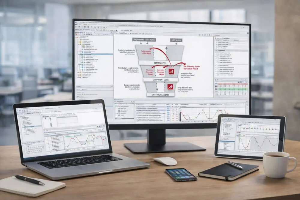 Demo of TESSY for embedded software unit testing by an engineer at Logic Technology in the Netherlands