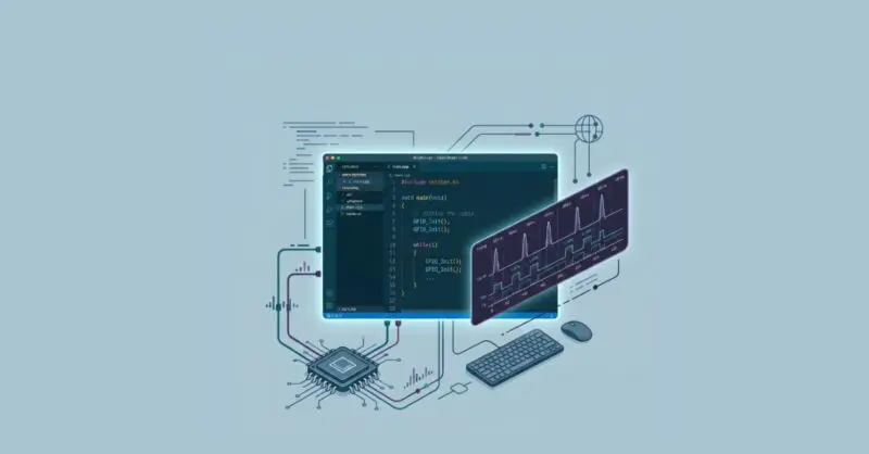 Percepio TraceExporter for VS Code – runtime trace analysis visualization on a light blue background