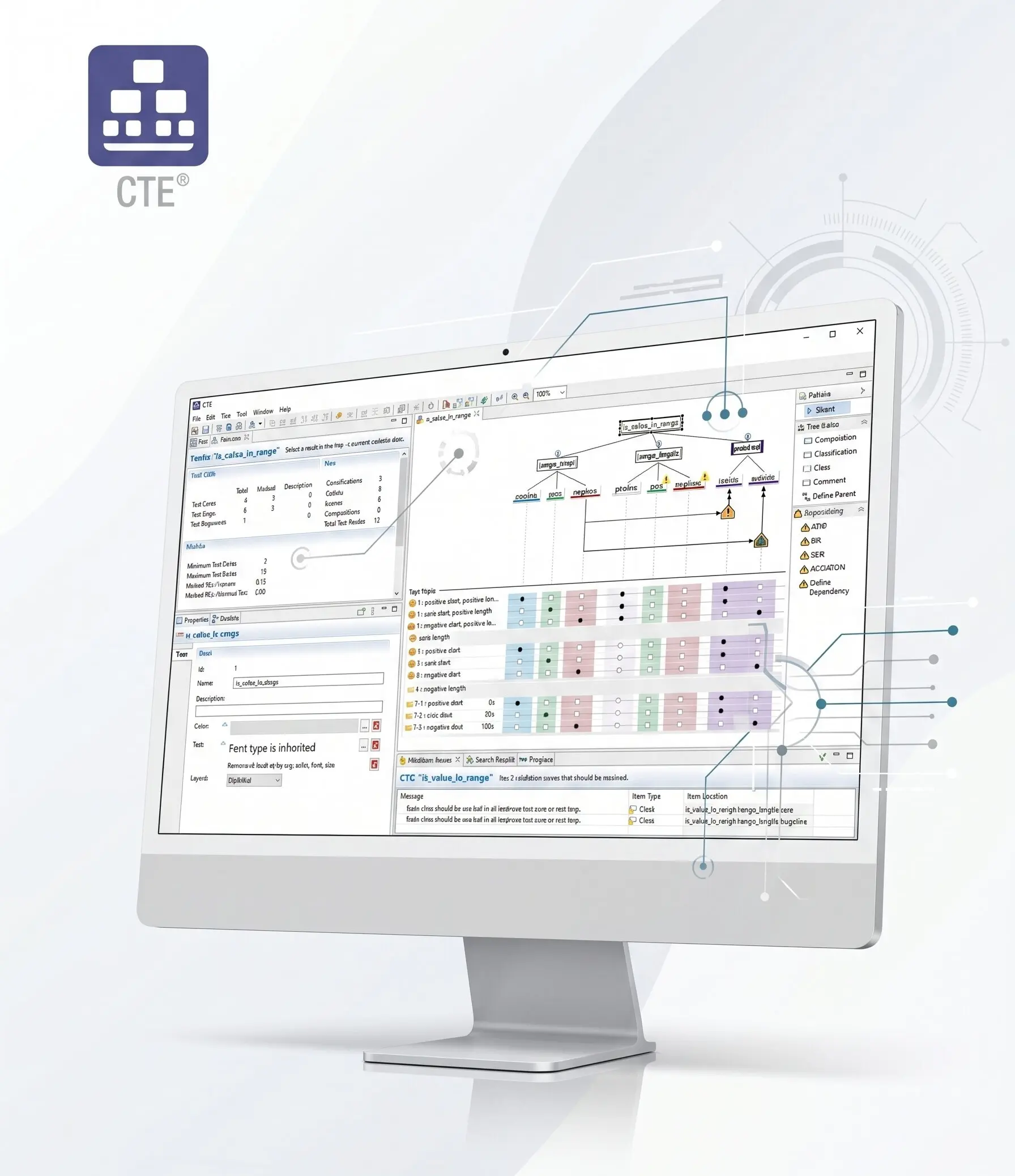 Razorcat CTE Classification Tree Editor for structured test case design in embedded software, available via Logic Technology Benelux distributor
