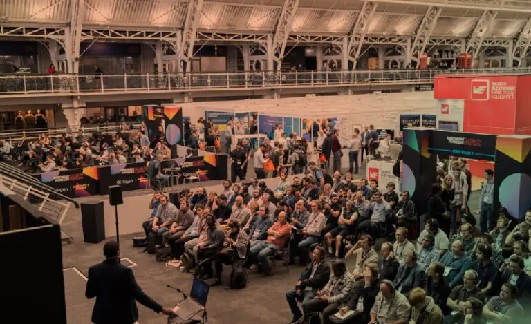 Embedded systems exhibition at Hardware Pioneers Max in London showcasing latest technologies.