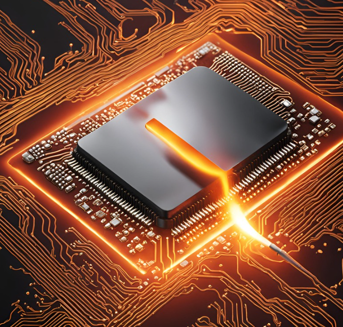 Memory chip on fire