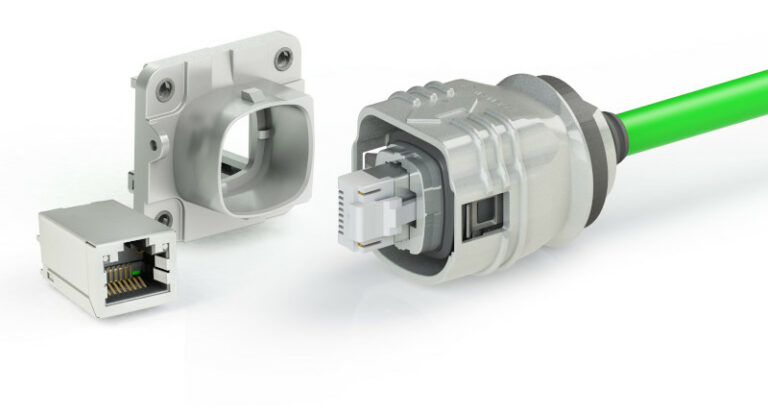 Yamaichi RJ45 IP69K Push Pull Connector